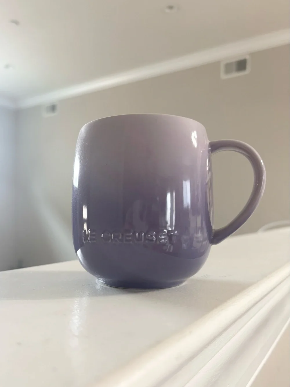 Le Creuset Lavender Ceramic Mug with Cream Interior